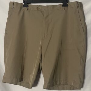 Jos. A. Bank Traveler's Collection Chino Shorts Tailored Fit Beige Size 38
